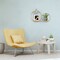 Floating Shelves Circular Metal Hold Plants Photos Home Decor Ornaments